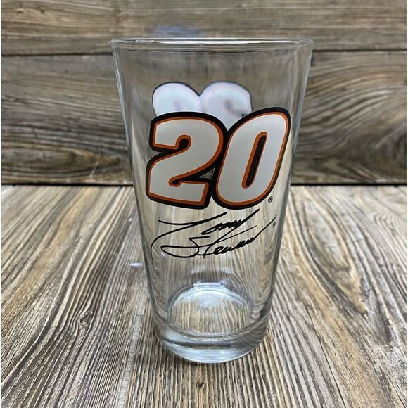 TONY STEWART Racing No. 20 HOME DEPOT 6" Beer Glass - Picture 1 of 4